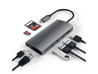 Hub Satechi Usb-c Mulitport V2 8 en 1 (A00233) Space