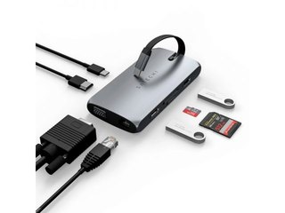 Hub Satechi multiplicador USB-C 8 en 1 (A00844)