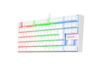 Teclado Gamer Redragon K552 Kumara RGB White Switch Blue