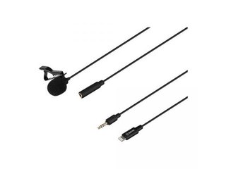 Microfono Omnidireccional Corbatero Boya BY-M2 Lightning