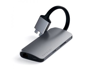 Hub Satechi Aluminium Dual USB-C Multi-Port Adapter (A00619)