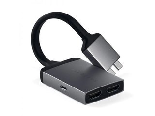 Adaptador Satechi dual USB-C a HDMI (A00511)