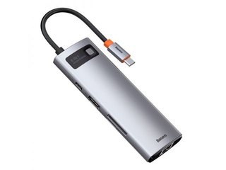 Hub Baseus Gleam USB-C multifuncional 8 en 1 (A00878)