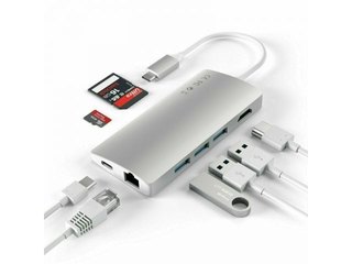 Hub Satechi Usb-c Mulitport V2 8 en 1 (A00234) Silver