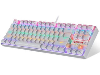 Teclado Gamer Redragon K552 Kumara RGB White Switch Red