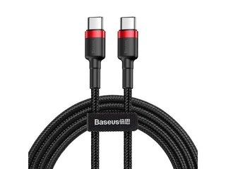 Cable Baseus Cafule Usb-C a Usb-C Pd 2.0 60w 3A 1M (A00746)