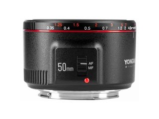 Lente Yongnuo YN 50mm f/1.8 II V2 para Canon Black (A00760)