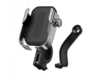 Soporte Celular Baseus Armor Bicicleta/ Moto Silver (A00635)