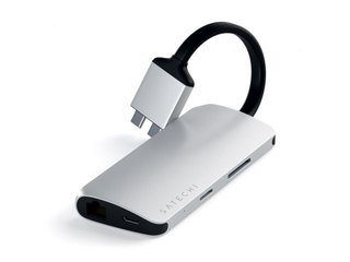Hub Satechi Aluminium Dual USB-C Multi-Port Adapter (A00618)