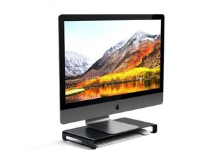 Soporte slim Mac Satechi A00354 Matte Black Imac Macbook