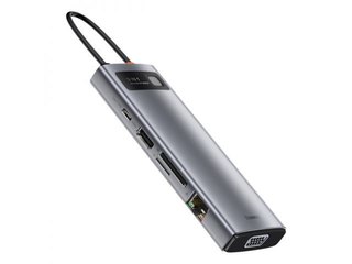Hub Baseus Gleam USB-C multifuncional 9 en 1 (A00915)