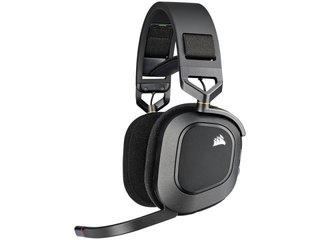 Auricular Corsair HS80 Rgb wireless Spatial Audio Carbon (CA-9011235-NA)