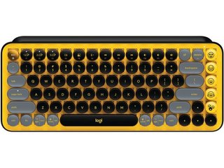 Teclado Bluetooth Logitech Pop Keys Amarillo (920-010713)