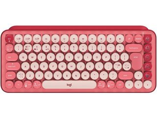 Teclado Bluetooth Logitech Pop Keys Rosa (920-010715)