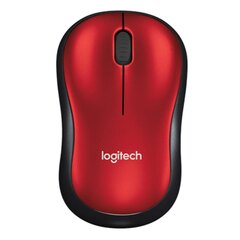 Mouse Logitech Wireless M185 Rojo