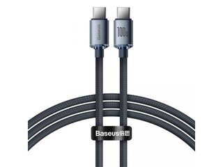 Cable Baseus Crystal Shine USB-C a USB-C 100w Black (A01078) 1.2m