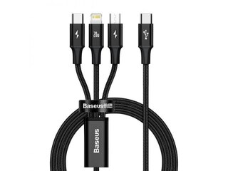 Cable Baseus 3en1 USB-C a MicroUSB/Lightning/USB-C (A01088)