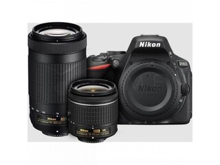 Camara Reflex Nikon D5600 Kit doble 18-55 mm + 70-300 mm