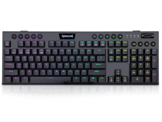 Teclado Gamer Redragon K618 Horus Black switch Red