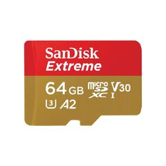 Micro SDHC Sandisk clase 10 Extreme 64GB (170mbs)  SDSQXAH-064G-GN6MN
