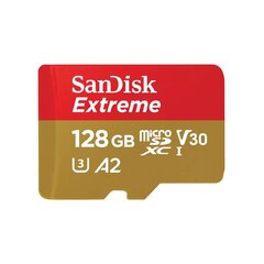 Micro SDHC Sandisk clase 10 Extreme 128GB (190mbs) SDSQXAA-128G-GN6MN (Sin Adaptador)