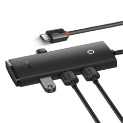 Hub Baseus 5 Puertos (USB-C a 3 x USB-A / 1 x USB-C) 25cm (A01124)