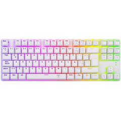 Teclado Gameer T-Daggr T-TGK315W-BL Bora White Blue Switch TKL USB Mecánico Ingles