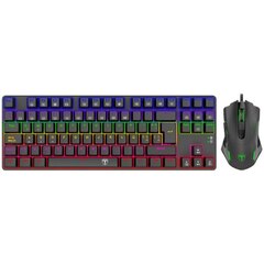 Kit de Teclado y Mouse T-Dagger T-TGS005 Advance Force 2 en1 Black USB