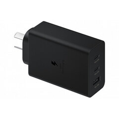 Samsung Cargador Travel de 65W Trio Black Usb-C x 2 + Usb-A  (EP-T6530NBSGAR) sin cable