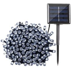 Luz Guirnalda Solar 100 Led Blanco Frio 10 Metros para  Exterior