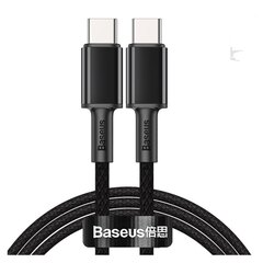 Cable Baseus USB-C a USB-C High Density Braided (A01082) 1m Black