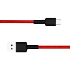 Cable USB-C a USB Xiaomi Braided (1m) Red (SJV4110GL)