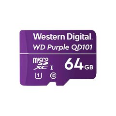Micro SDHC Western digital Purple Ultra Endurance 64GB UHS-I U1 V10 (100mbs)