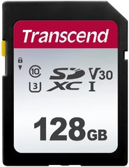 Memoria SD Transcend 128gb UHS-I U1 Clase 10 (TS128GSDC300S)