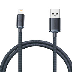 Cable Baseus Crystal Shine Usb-a / Lightning 2.4A de 2m Black (A01200)