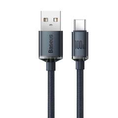 Cable Baseus Crystal Shine USB-A a USB-C 100w Black (A01205) 1.2m
