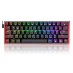 Teclado Gamer Redragon K616 Rgb Fizz Pro Black Español