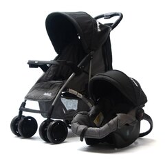 Cochecito Travel System Bebesit Onyx Gris Negro