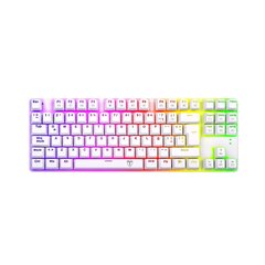 Teclado Gameer T-Daggr T-TGK315W-BL Bora White Blue Switch TKL USB Mecánico Español