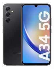 Samsung A34 128gb/6g 5G Black (SASMA346MZKBAR)