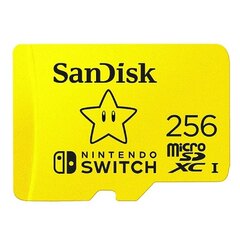 Micro SDXC Sandisk para Nintendo Switch 256GB (SDSQXAO-256G-GN3ZN)