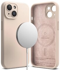 Funda Ringke Silicone Magnetic Iphone 15 Pink Sand (6,1)