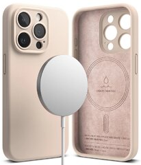 Funda Ringke Silicone Magnetic Iphone 15 Pro Pink Sand (6,1)