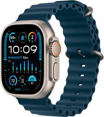 Apple Watch Ultra 2 (GPS + Cellular) 49mm Titanium Case with Blue Ocean Band (MREG3LL/A)