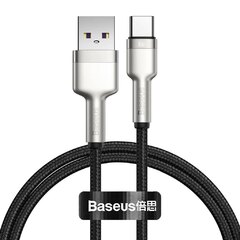 Cable Baseus Cafule serie metal USB-A a USB-C 66w Black (A01252) 1M