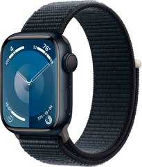 Apple Watch Series 9 41mm (MR8Y3LL/A) Midnight Aluminum Case with Midnight Sport Loop
