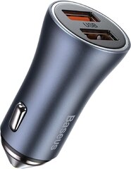 Cargador Baseus para auto 12v Doble USB-A Golden Contactor Pro 40w (A01329)