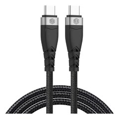 Cable Datos Jd D-30 Usb C A Usb C 60w 3a Carga Rapida Negro