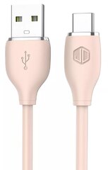 Cable De Datos Jd D-23 Usb A a Usb C 2.4a Carga Rapida Rosa