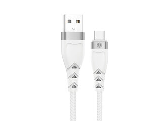 Cable De Datos Jd D-30ac Usb A Usb Tipo C 2.4a Carga Rapida Blanco